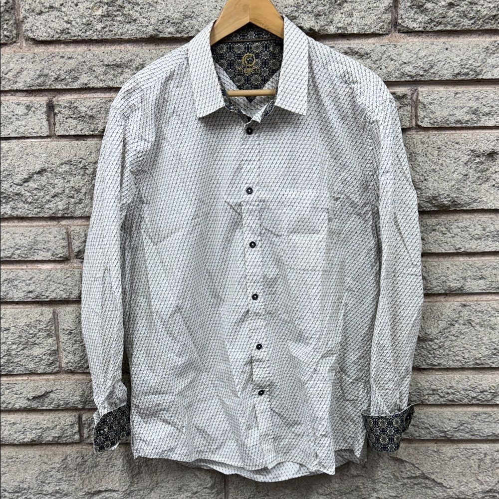 Stylish Geometric Print Button Down Shirt